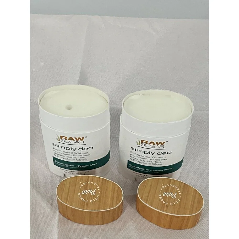 Raw Sugar Simply Deo Eucalyptus + Fresh Mint Aluminum-Free Natural Deodorant 2.7